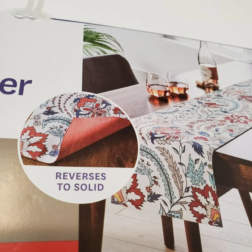 Better Homes and Gardens Floral Table Runner, Reversible Fall Flowers 72